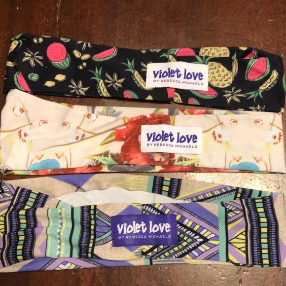 Violet Love Accessories - 3 pack Violet Love Headbands